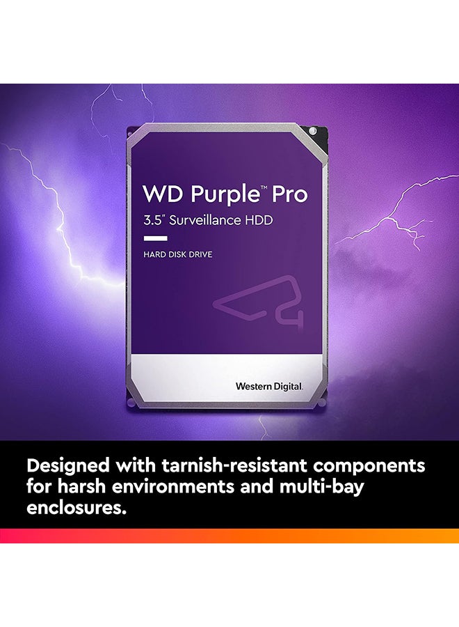 WD - 12TB Purple Pro Smart Video Hard Drive, 7200 RPM Class, SATA 6 Gb/s, 265 MB Cache, 3.5", Purpose-built storage for your smart video solution, Multiple cameras, multiple streams 12 TB - Image 1