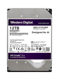WD 12TB Purple Pro Smart Video Hard Drive, 7200 RPM Class, SATA 6 Gb/s, 265 MB Cache, 3.5", Purpose-built storage for your smart video solution, Multiple cameras, multiple streams 12 TB  - Image 2