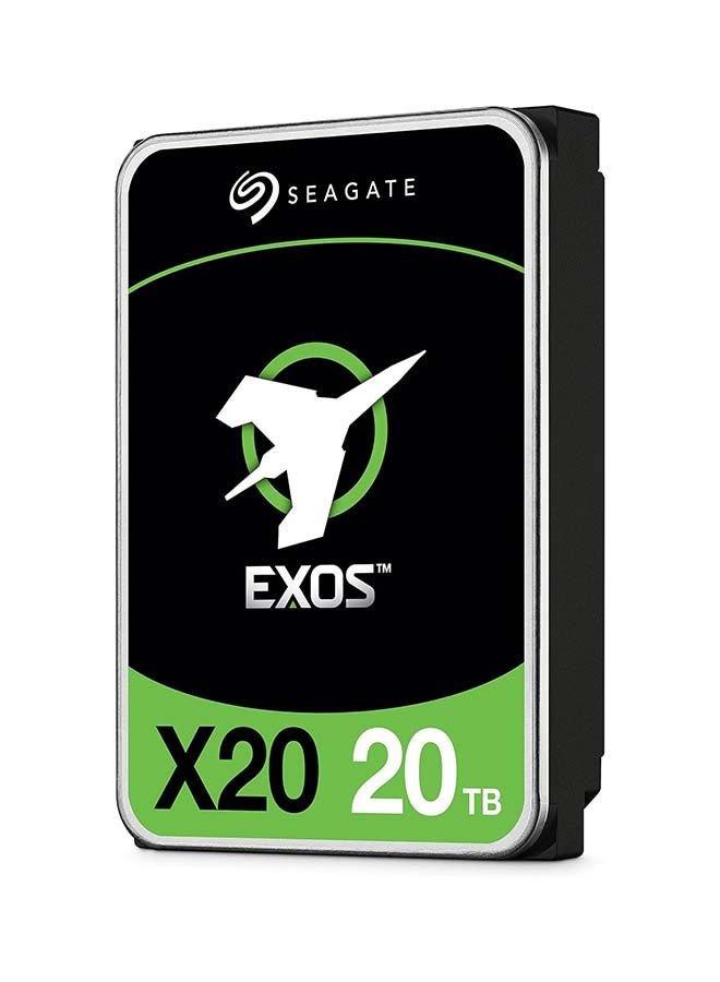 Seagate - Exos X20 20 TB Internal Hard Drive - 3.5 Inch Hyperscale SATA 6 Gb/s HDD, 7,200 RPM, 2.5M MTBF, 512e and 4Kn FastFormat, Low Latency with Enhanced Caching (ST20000NM007D) 20 TB - Image 1