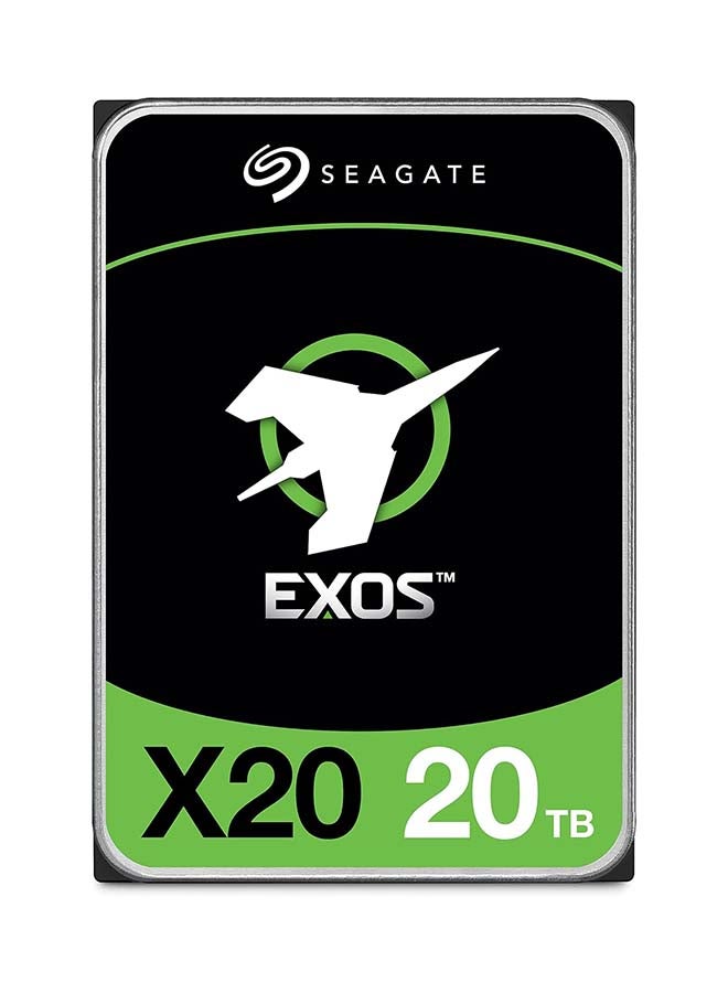Seagate - Exos X20 20 TB Internal Hard Drive - 3.5 Inch Hyperscale SATA 6 Gb/s HDD, 7,200 RPM, 2.5M MTBF, 512e and 4Kn FastFormat, Low Latency with Enhanced Caching (ST20000NM007D) 20 TB - Image 1