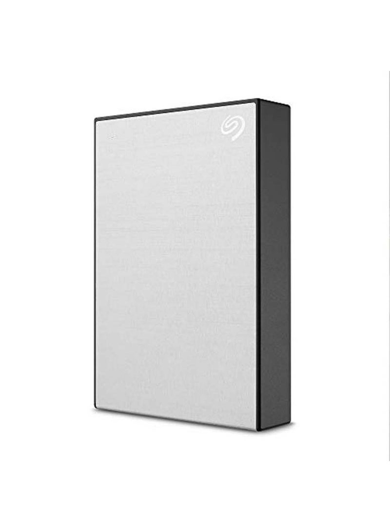 Seagate - One Touch HDD with Password 5TB External Hard Drive for PC Laptop Mac and Chromebook– Silver (STKZ5000401) 5 TB - Image 1