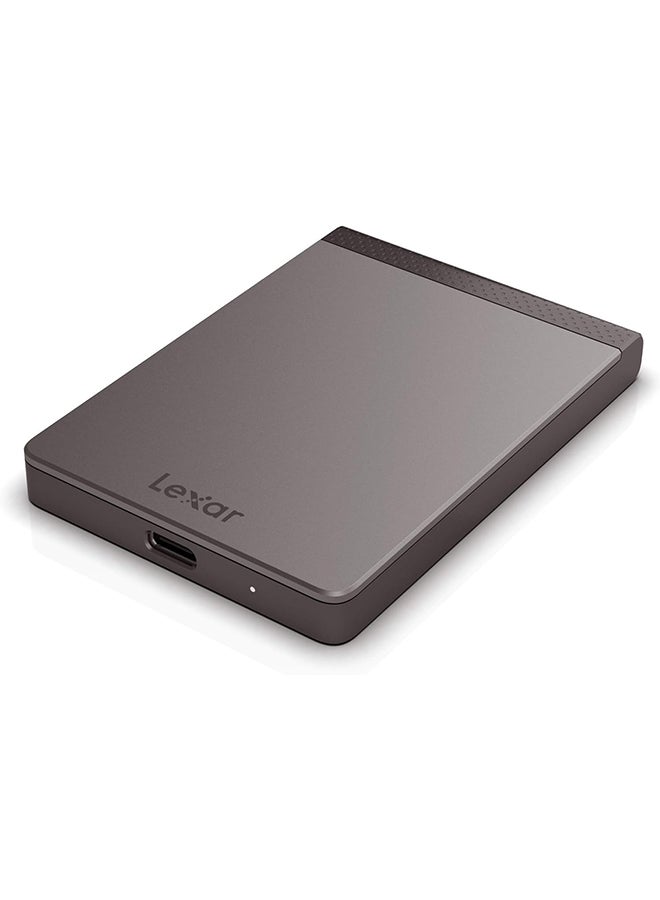 ليكسار SSD محمول 1 تيرابايت SL200، سرعات قراءة/كتابة تصل إلى 550/400 ميجابايت/ثانية، USB-C، محرك أقراص الحالة الصلبة الخارجي (LSL200X001T-RNNNU)  - Image 1
