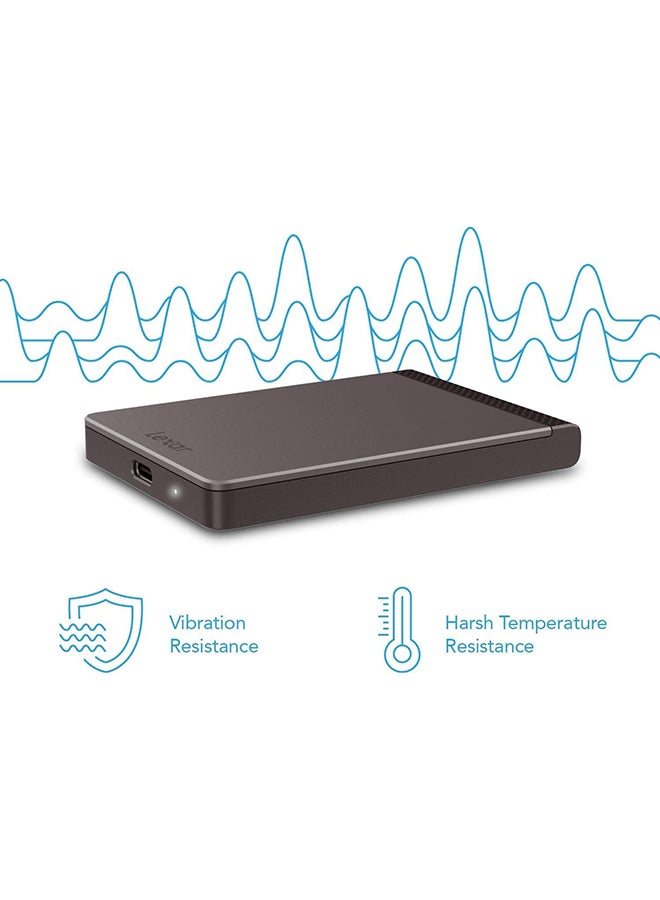 ليكسار SSD محمول 1 تيرابايت SL200، سرعات قراءة/كتابة تصل إلى 550/400 ميجابايت/ثانية، USB-C، محرك أقراص الحالة الصلبة الخارجي (LSL200X001T-RNNNU)  - Image 4