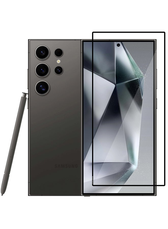 مارجون حماية شاشة سامسونج جالاكسي S24 ألترا 9H مقاومة للخدش حساسة للمس صديقة للحافظة زجاج مقسى فيلم - Image 2