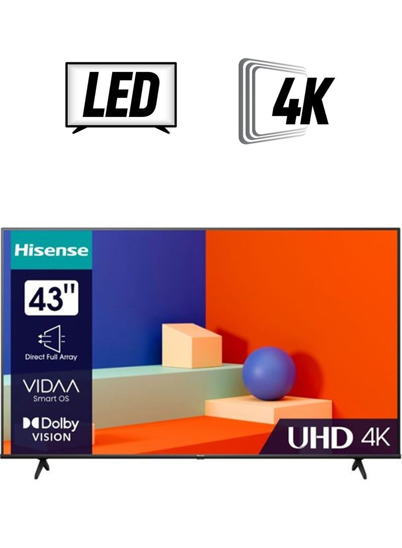 هايسنس تلفزيون سمارت 4K UHD 43 بوصة موديل 2023 - Image 1