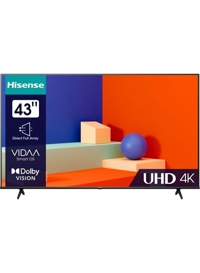 4K UHD Smart Television 43 Inch 2023 Model 43A62KS Black
