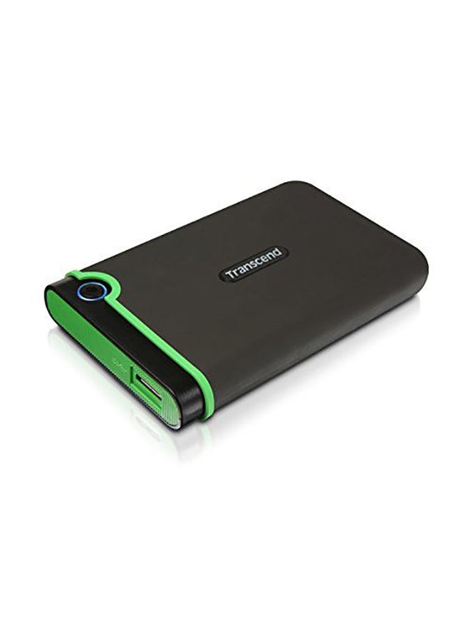 Transcend 2 TB StoreJet M3 Military Drop Tested USB 3.0 External Hard Drive, TS2TSJ25M3 - Black 2 TB - Image 1