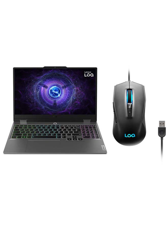 LOQ 15 (Upgraded Version) Laptop With 15.6-Inch Display, Core i7-13650HX Processor/16GB RAM/512GB SSD/6GB Nvidia Geforce RTX 4050 Graphics Card/Windows 11 Home + Lenovo LOQ M100 RGB Mouse English Luna Grey - pnsku/N70055531V/45/_/1724335699/f21f210a-ec72-46a8-aaf2-ccdadc330fa2