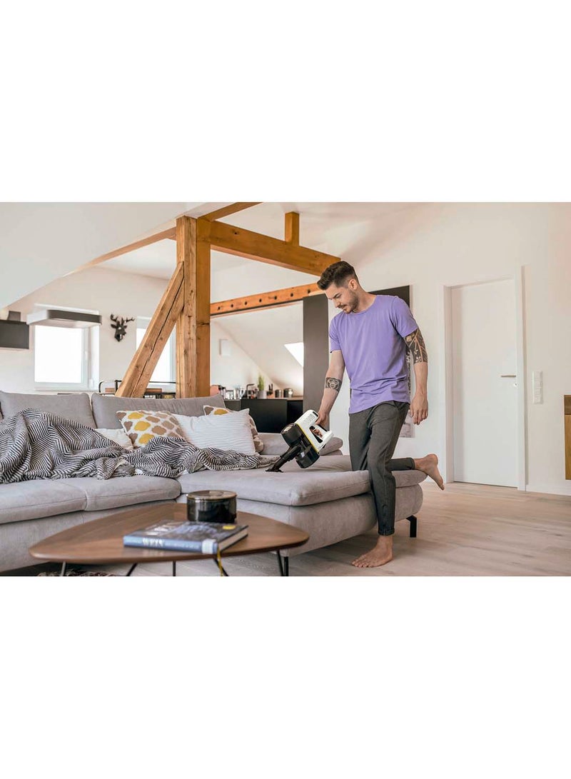 KARCHER Vc 4 Cordless Premium Vacuum Cleaner, White, Lightweight, Max Comfort 0.65 L 21.6 W 11986410.0 White - Image 4