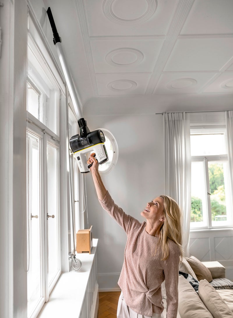 KARCHER VC 7 Cordless yourMax Vacuum Cleaner, 60 min Runtime, Dust Sensor, Boost Mode, HEPA Filter 0.8 L 25.2 W 11987110.0 White  - Image 2