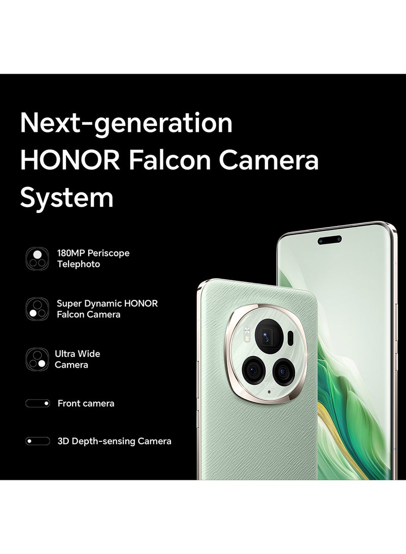 Honor - Magic 6 Pro 5G Dual SIM Epi Green 12GB RAM 512GB With Free Gifts and Screen Protection - Middle East Version - Image 1