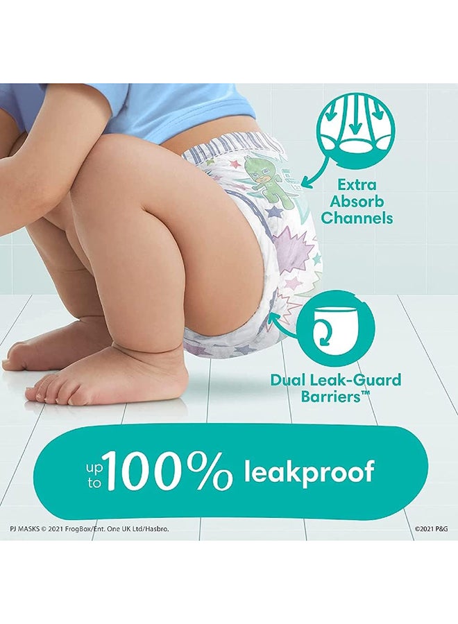 بامبرز سراويل تدريب استخدام المرحاض للأولاد والبنات من Easy Ups - مقاس 3T-4T، 124 قطعة، ملابس داخلية - Image 5