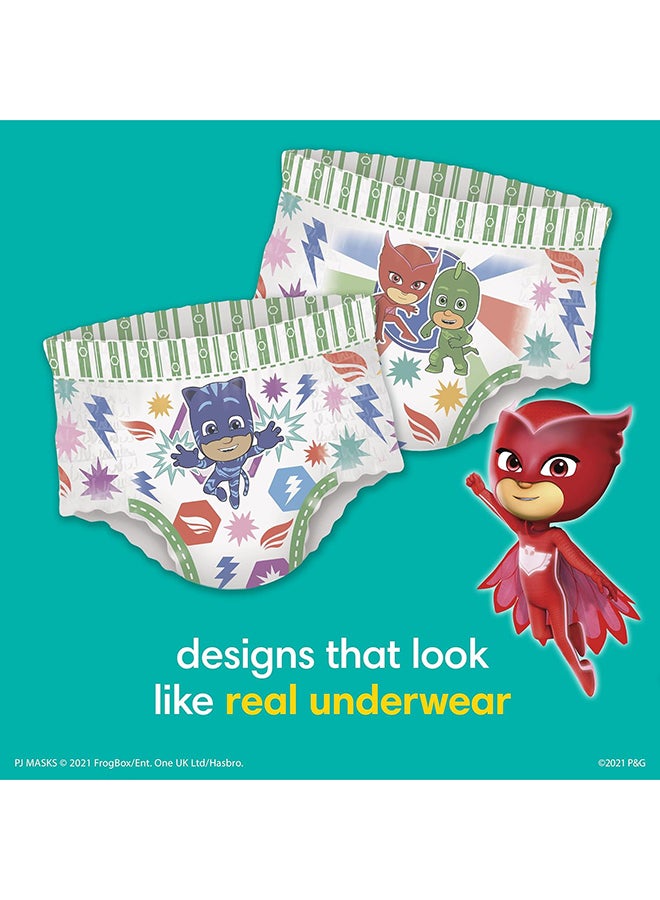 بامبرز سراويل تدريب استخدام المرحاض للأولاد والبنات من Easy Ups - مقاس 3T-4T، 124 قطعة، ملابس داخلية - Image 3