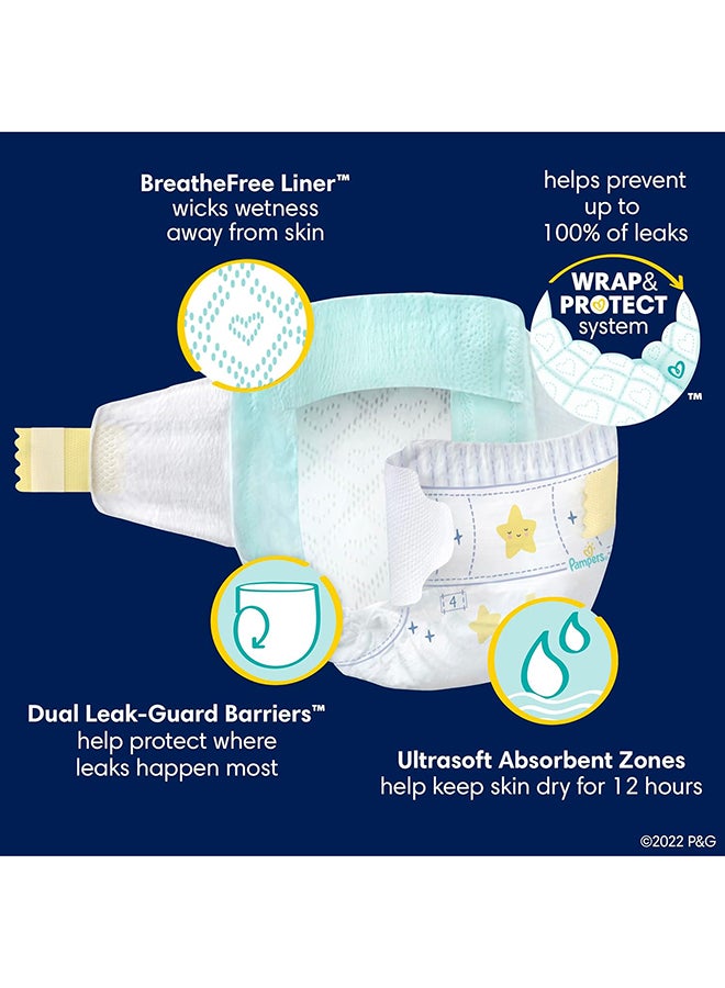 Pampers - Swaddlers Overnights Baby Diapers - Size 5, 88 Count, Disposable, Night Time Skin Protection - Image 1