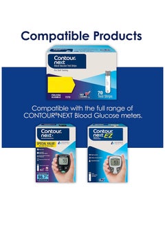 Contour Next Pack Of 70 Blood Glucose Test Strips For Diabetes Strips  - Image 4