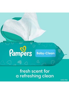 Pampers Baby Clean Wipes, Baby Fresh Scented, 1 Flip-Top Pack, 72 Count  - Image 3