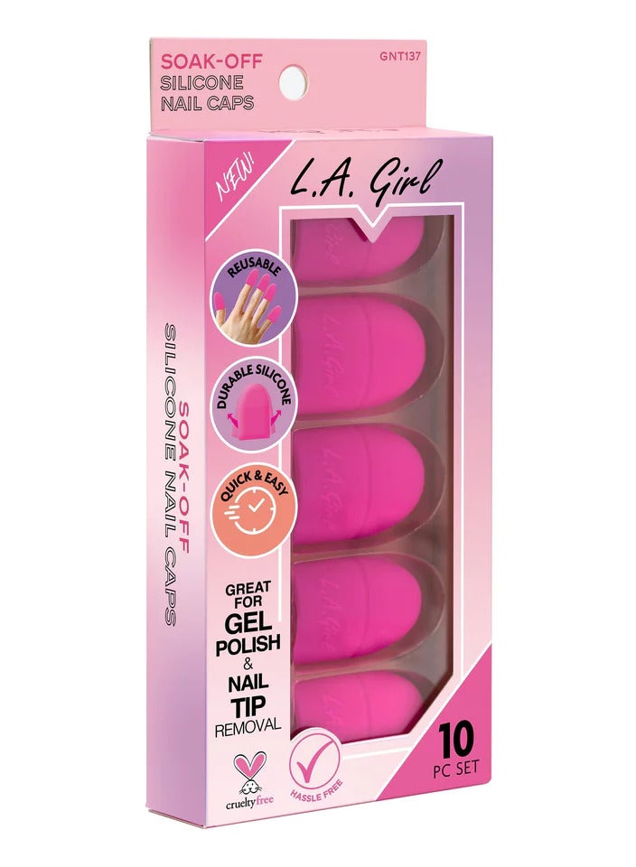 LA Girl 10-Piece Silicone Remover Cap Pink - Image 3