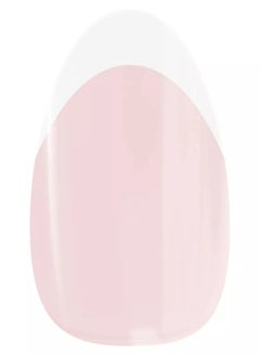 LA Girl 25-Piece Oh…So Shiny Artificial Nail Tips-Modern French Tip (Short Oval) Clear  - Image 5