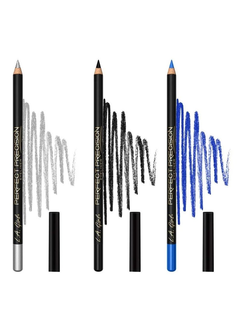 لا جيرل محدد عيون بيرفيكت بريسيجن - Gp707 - فضي معدني - Image 3