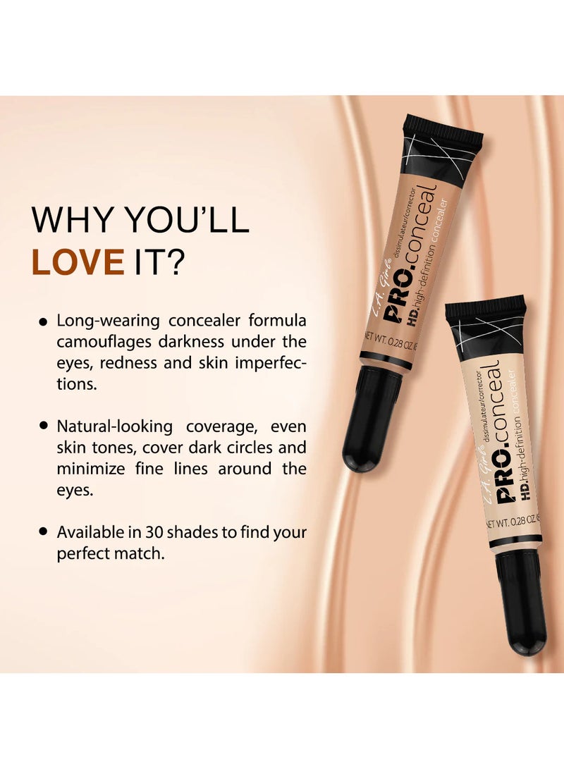 LA Girl Pro.Conceal HD Concealer White  - Image 5