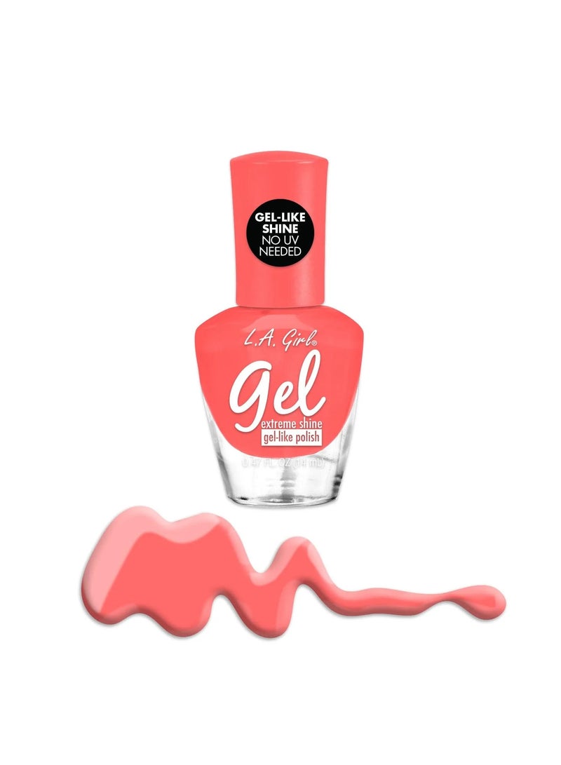 LA Girl Gel Shine Nail Polish Pink  - Image 1