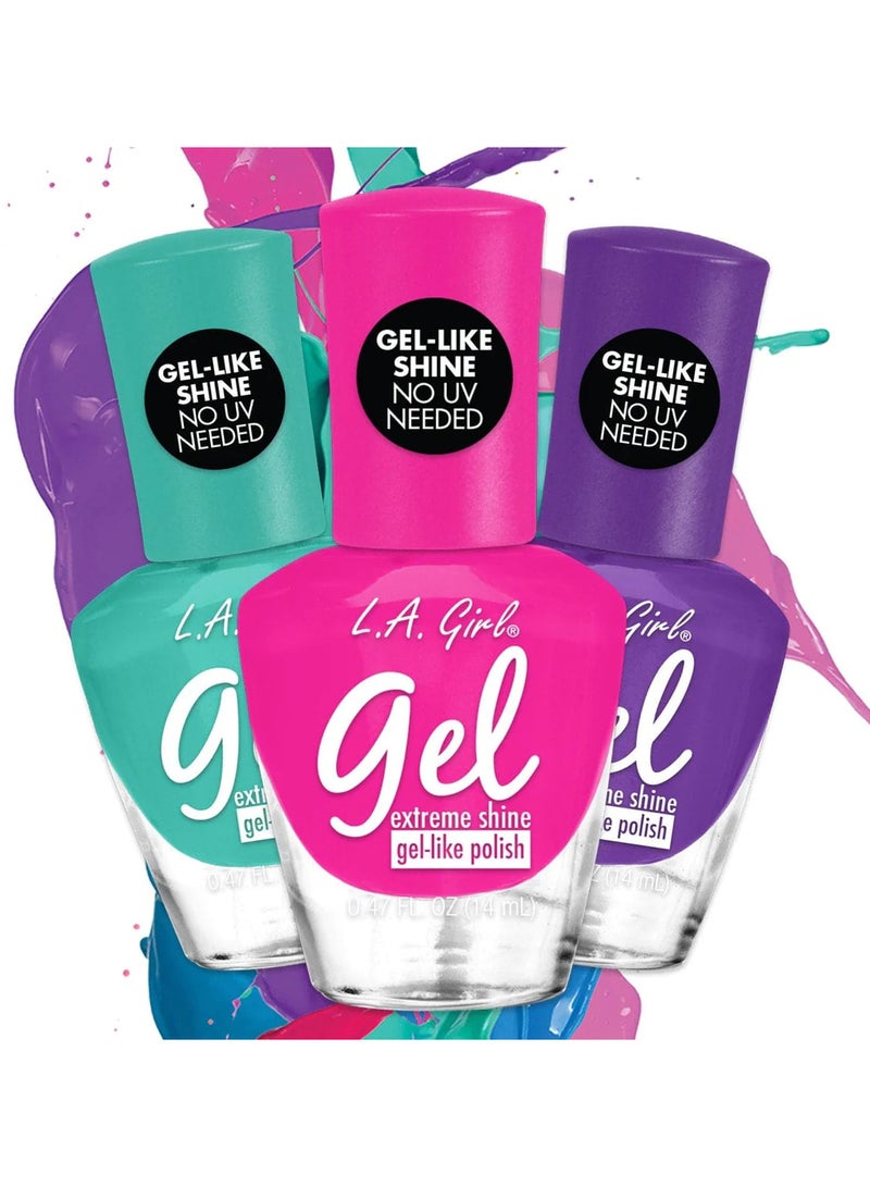 لا جيرل طلاء أظافر جل لامع - Image 2