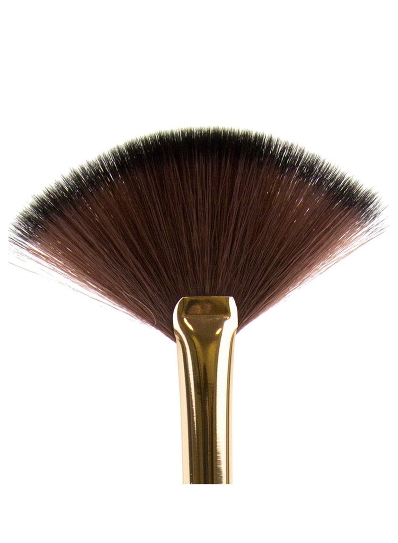 LA Girl Pro Brushes  - GPB102 - Fan Brush Brown  - Image 3