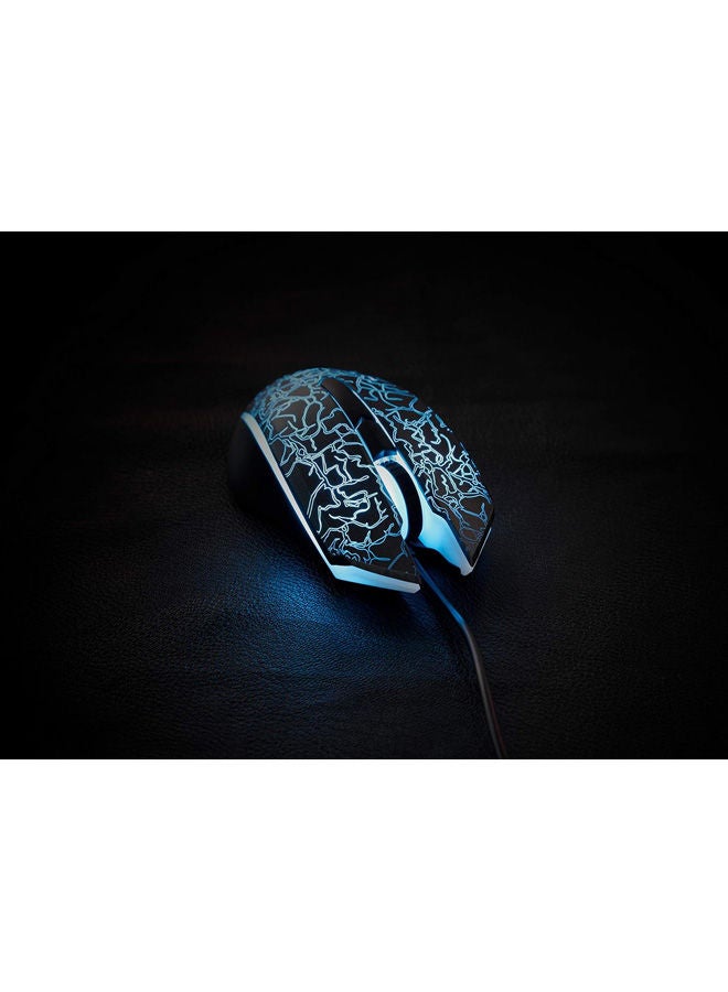 رابو لوحة مفاتيح وماوس بإضاءة خلفية قابلة للتعديل للألعاب البصرية - Image 2