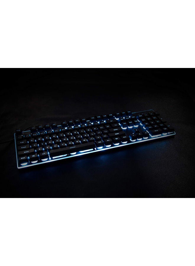 رابو لوحة مفاتيح وماوس بإضاءة خلفية قابلة للتعديل للألعاب البصرية - Image 3