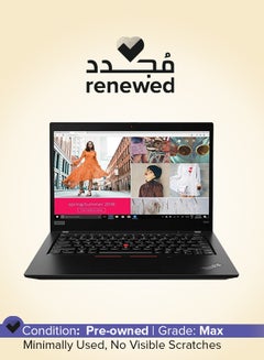 Renewed - ThinkPad X390 Laptop With 13.3-Inch Display,Intel Core i5 8th Gen/8GB RAM/256GB SSD/Windows 10 Pro English Black