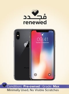 Renewed - iPhone X 256GB Space Gray 4G With Facetime - International Version