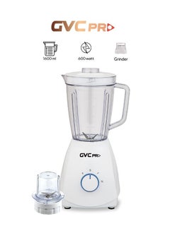 جي في سي برو Blender With Grinder 2*1 1600 ml 600 W GVCBL-470 White  - Image 1