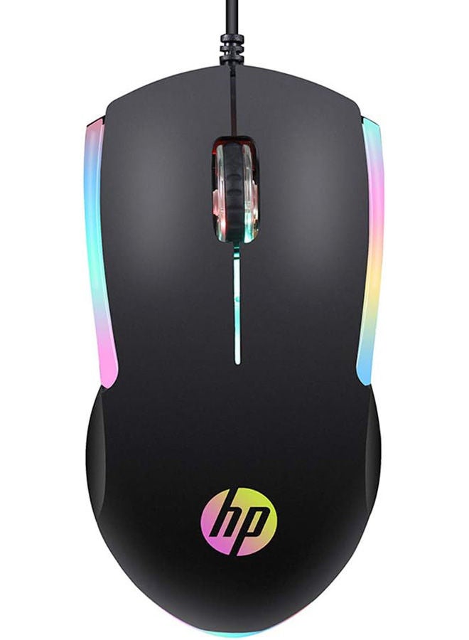 HP - Wired Mouse 3 Button Black - Image 1
