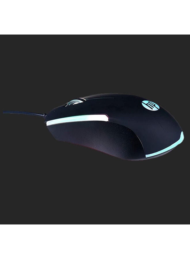 HP - Wired Mouse 3 Button Black - Image 1