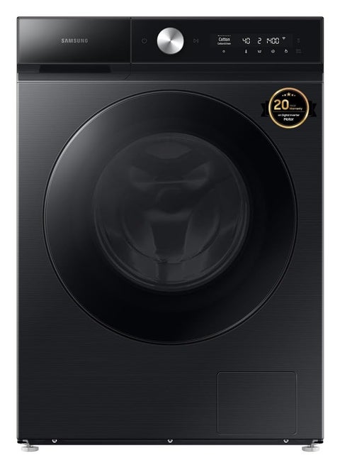Front Load Washer 11.5 Kg, Black, With EcoBubble, AI Wash, Auto Open Door, 20 Year Warranty On Digital Inverter Motor 11.5 kg WW11BB944DGB/GU ‎Black