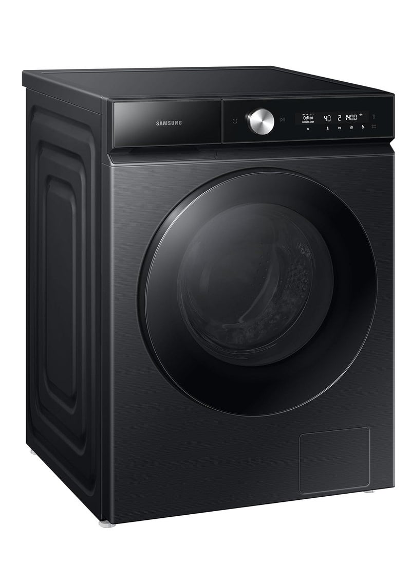 Samsung - Front Load Washer 11.5 Kg, Black, With EcoBubble, AI Wash, Auto Open Door, 20 Year Warranty On Digital Inverter Motor 11.5 kg WW11BB944DGB/GU ‎Black - Image 1