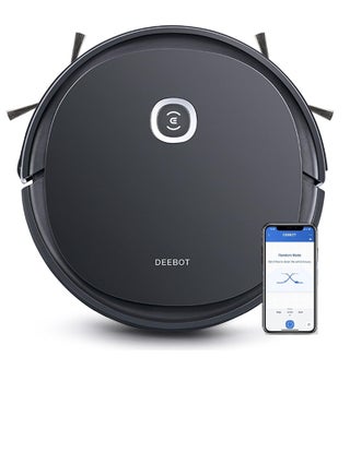 DEEBOT U2 PRO 2-in-1 Robotic Vacuum Cleaner with Mopping, Strong Suction, Smart App Enabled, Google Assistant & Alexa 400 ml 26 W DGN22-74 Black - pnsku/N70055905V/45/_/1710748907/1e804977-c979-457a-9751-4918c2a683c1