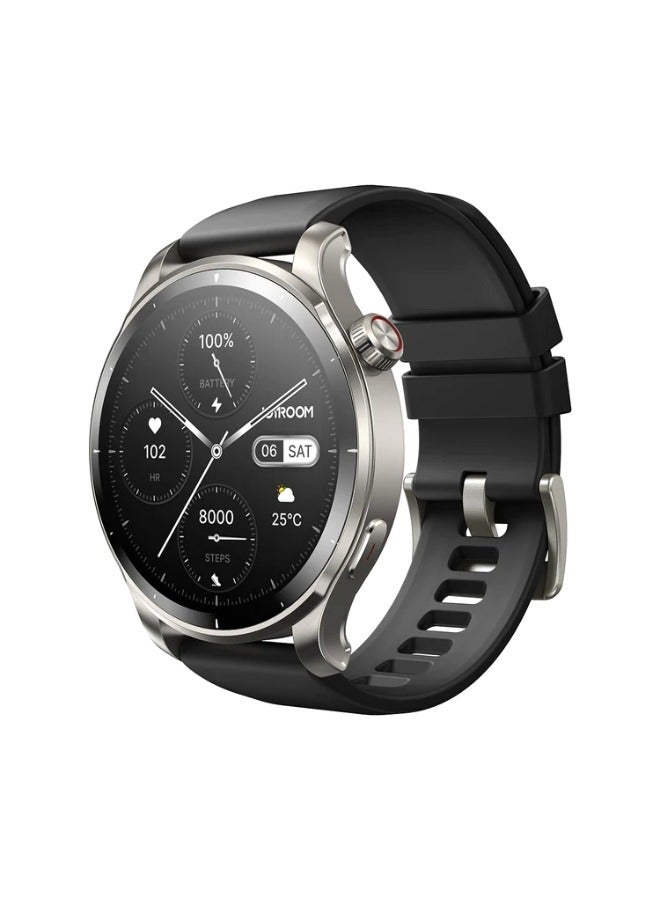 JOYROOM - 300 mAh Venture Series Smart watch with AMOLED Always On Display Smartwatches, BT Calling IP8 Waterproof Fitness Watch with Heart Sleep Monitor for Android iOS Black - Image 1
