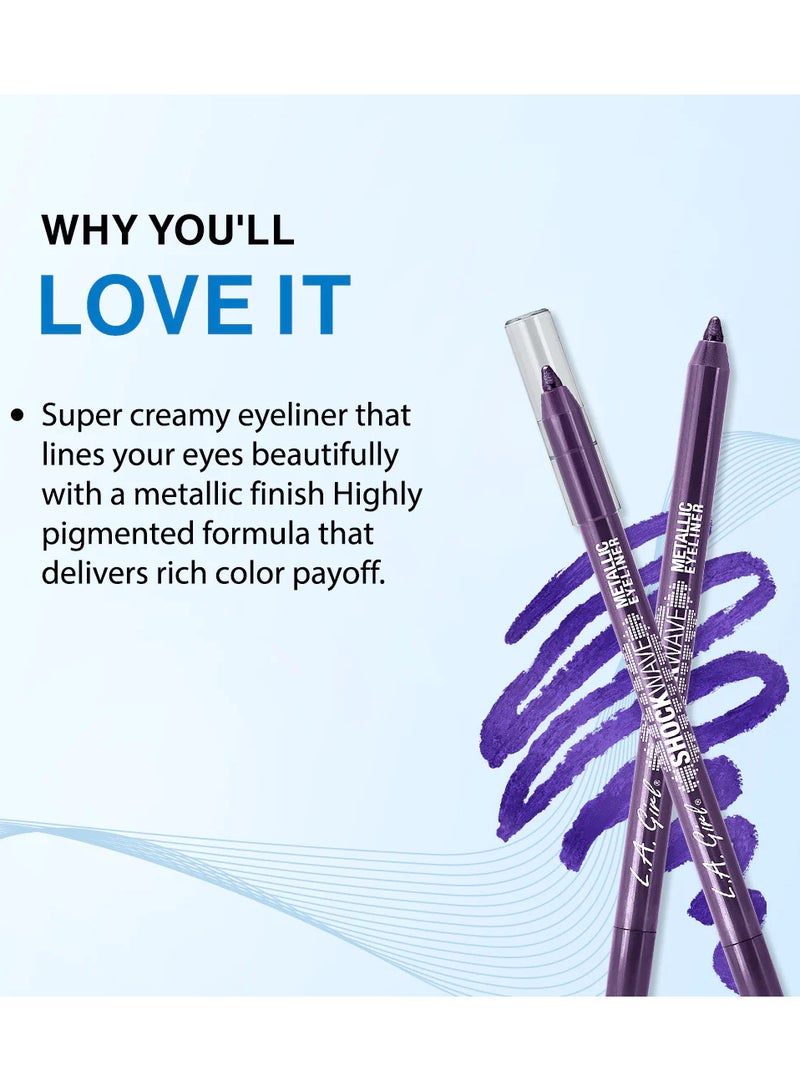 لا جيرل وحدثت الهزة الارضية كحل معدني الترتر - Image 2