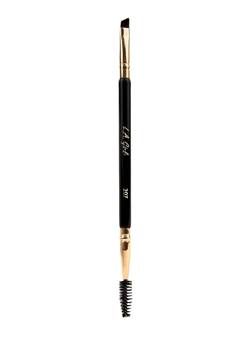 LA Girl Pro Brushes  - GPB207 - Duo Brow Brush Brown  - Image 1