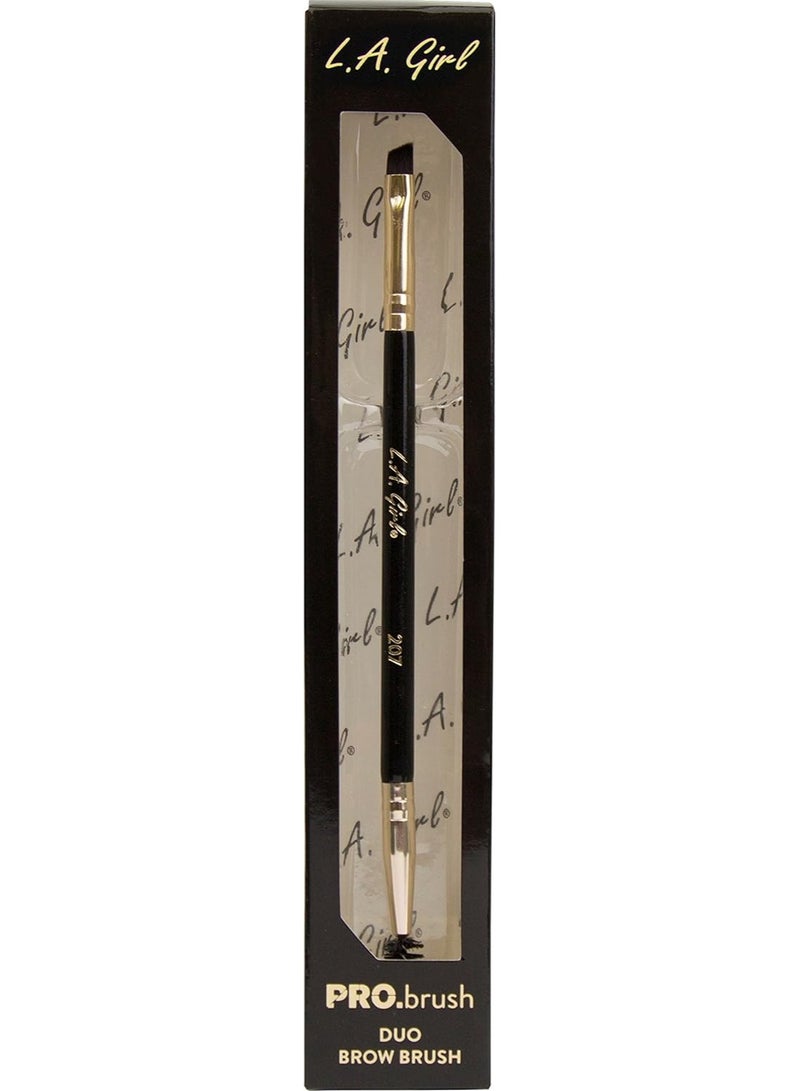 LA Girl Pro Brushes  - GPB207 - Duo Brow Brush Brown  - Image 2