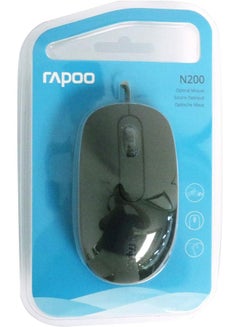 Rapoo N200 USB Wired Mouse Black  - Image 4