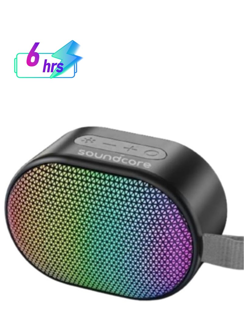 Anker Anker Soundcore Pyro Mini Portable Bluetooth Speaker IPX7 Waterproof Outdoor Speaker, Bluetooth 5.3,6W output power that delivers high-quality sound Black  - Image 1