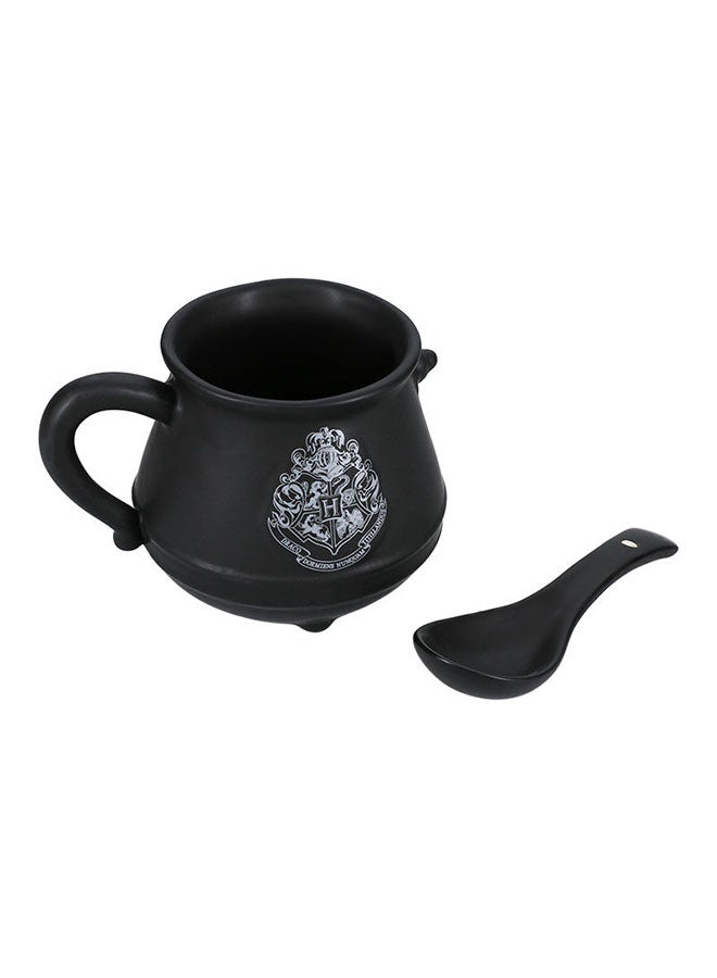 Paladone Paladone Harry Potter Cauldron Soup Mug and Spoon Set - Ceramic Hogwarts Drinkware for Soup or Tea, 500 ml  - Image 1