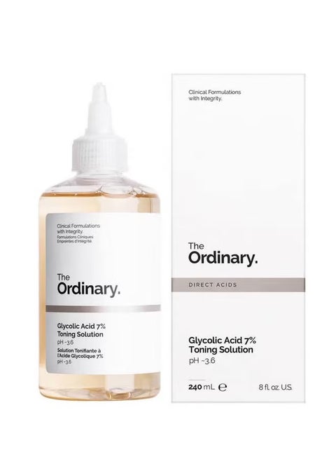 Glycolic Acid 7 Percent Toning Solution Clear 240 ملليلترml