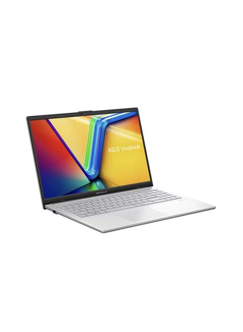 Vivobook 15 Go (Upgraded Version) Laptop With 15.6-Inch Display, Core i3-N305 Processor/8GB RAM/512GB SSD/Intel Iris XE Graphics/Windows 11 English/Arabic Cool Silver