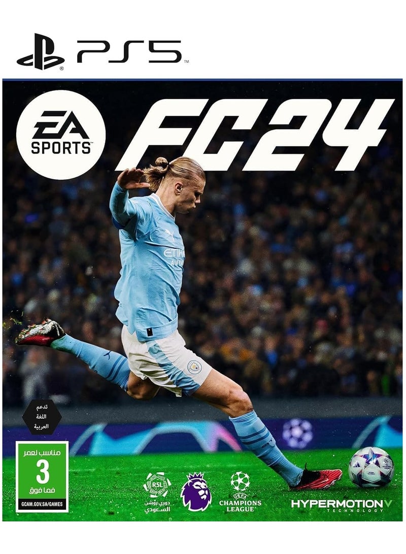 Sony PlayStation 5 Disc Console (Slim) With Extra Blue Controller And FC 24 - Image 4