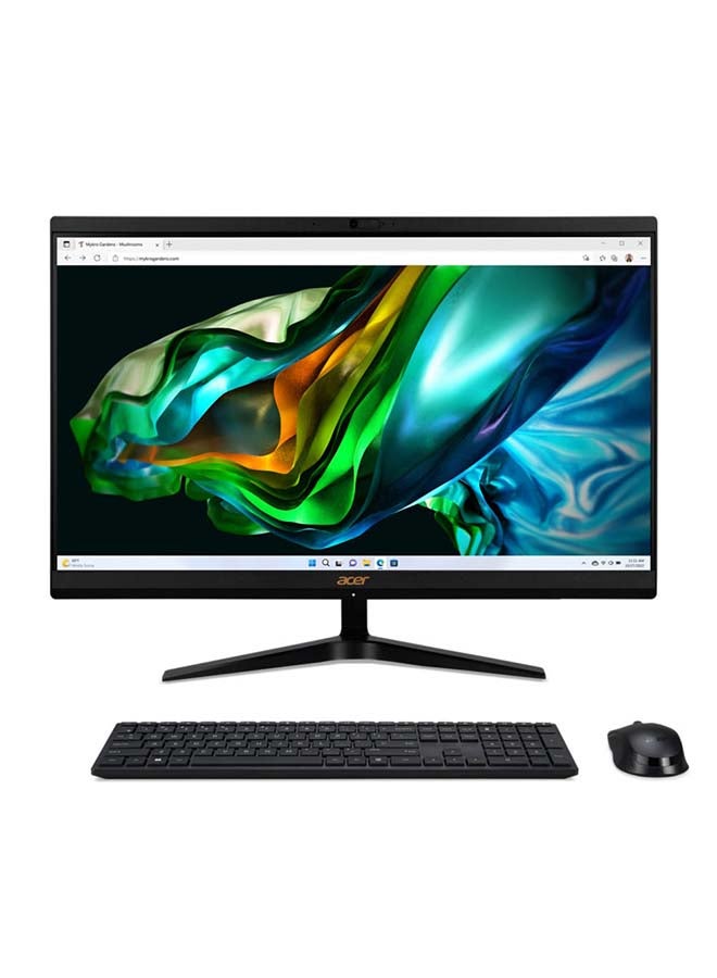 Acer Aspire C24 All in One With 23.8-Inch FHD Display, Core i5-12450H Processor/8GB RAM/512GB SSD/Intel UHD Graphics/DOS(Without Windows) English/Arabic Black - Image 1