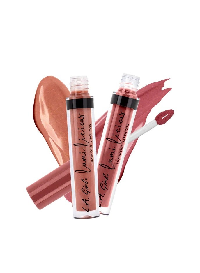 لا جيرل قبلة ملمع الشفاه المضيئة من لوميليشس - Image 4