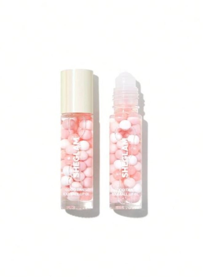 SHEGLAM GOOD TIMES ROLL BALL LIP OIL-HAVE A BALL Clear - Image 1